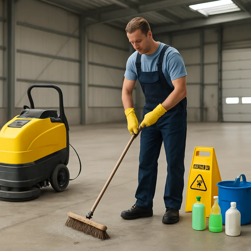 Zamiatanie hal Legionowo